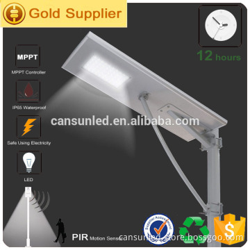 High quality PIR motion sensor 50w led solar street light